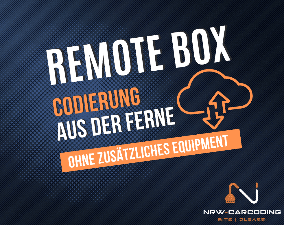 Codierung aus der Ferne für deinen BMW & MINI via NRW-CarCoding Remote-Box